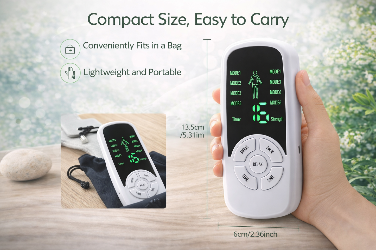 EMS TENS Muscle Massager (6 Modes)