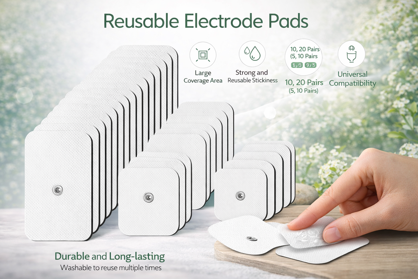 EMS Muscle Gel Pads (10/20 pcs)